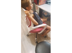 Компьютерное кресло Ergoplus light gray / white фото покупателя 17