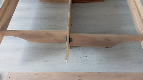 Двуспальная кровать Клауд 160х200 парящая дуб крафт золотой / антрацит фото покупателя 481