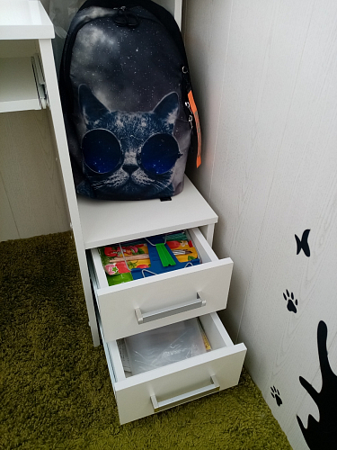 Компьютерный стол Джаз-24 правый дуб сонома фото покупателя 79