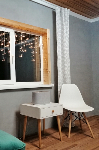 Пластиковый стул Eames PC-015 серо-голубой / дерево фото покупателя 124