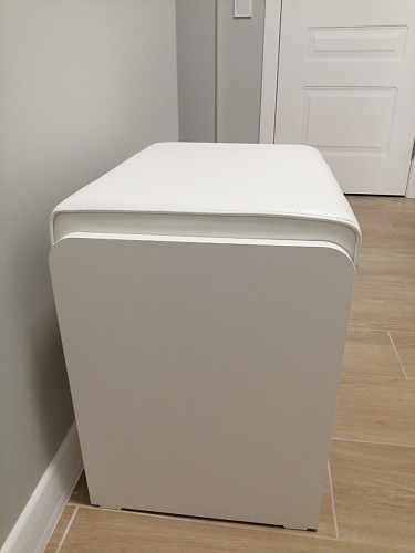 Банкетка Гламур белый фото покупателя 9