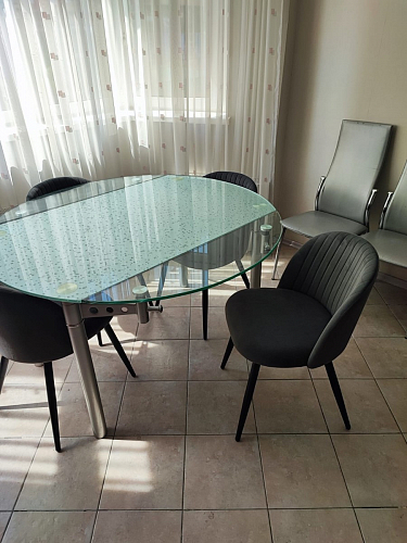 Стул на металлокаркасе Gabi latte / gold / black фото покупателя 215