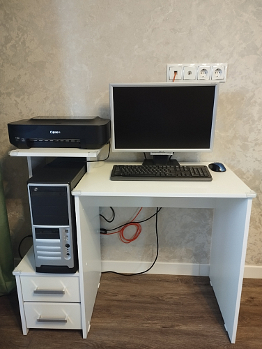 Компьютерный стол Джаз-24 левый венге фото покупателя 103