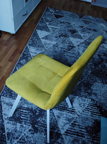 Стул на металлокаркасе Чилли бежевый / белый каркас фото покупателя 963