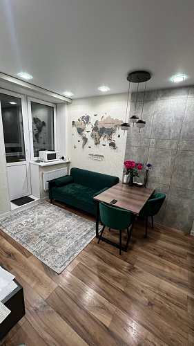 Стол раскладной Лота Лофт 120 25 мм юта / черный матовый фото покупателя 754