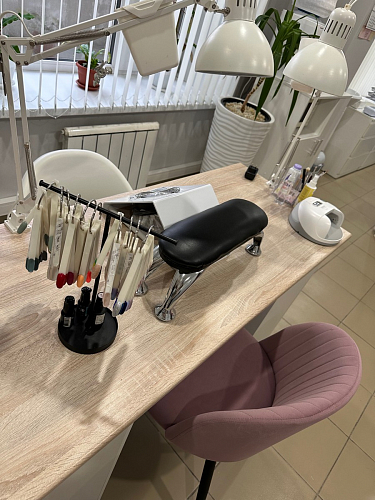 Стул на металлокаркасе Gabi 1 light blue / black / gold фото покупателя 725