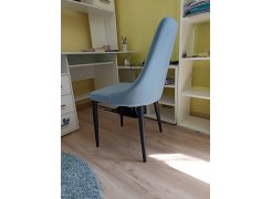 Стул на металлокаркасе Kora gray / black фото покупателя 87