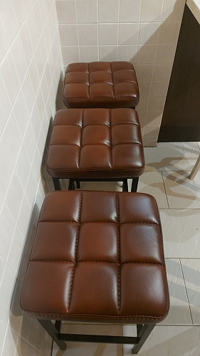 Барный стул Лофт катания минт / белый матовый фото покупателя 4