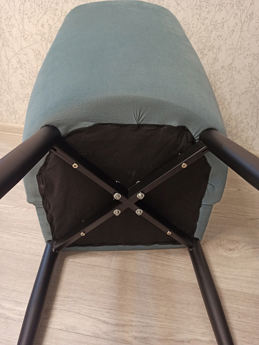 Стул на металлокаркасе Kora beige / black фото покупателя 143