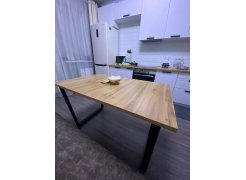 Стол Лота Лофт 120 25 мм сабия / черный матовый фото покупателя 545