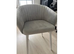 Кресло Корсо темно-серое / белый каркас фото покупателя 1