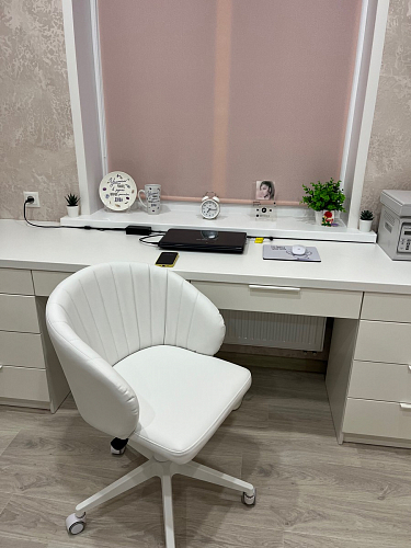 Компьютерное кресло Пард экокожа белый фото покупателя 140