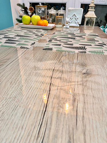 Деревянный стол Барон О 200 х 90 белая пленка шагрень / белый фото покупателя 73