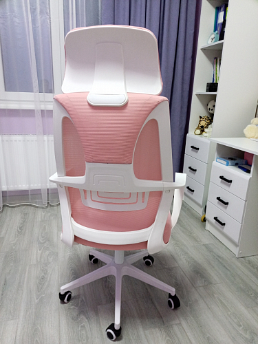 Компьютерное кресло Golem dark gray / gray / white фото покупателя 10