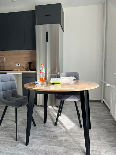 Стул на металлокаркасе Чилли светло-серый / белый каркас фото покупателя 558