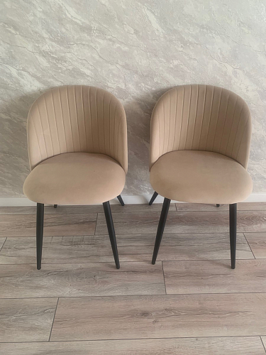 Стул на металлокаркасе Gabi 1 light purple / black фото покупателя 136