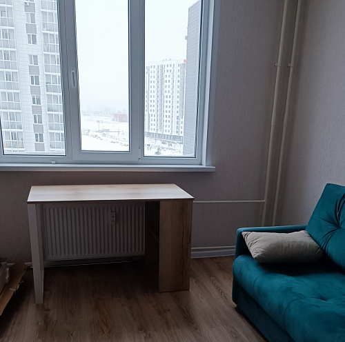 Письменный стол Битти Лофт 116х60х75 дуб вотан / белый матовый фото покупателя 8