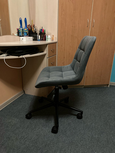 Компьютерное кресло Честер латте / золото фото покупателя 7