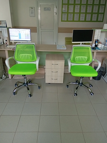 Компьютерное кресло Ergoplus light gray / white фото покупателя 22