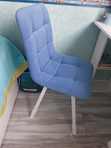 Стул на металлокаркасе Чилли черный / зеленый фото покупателя 1201