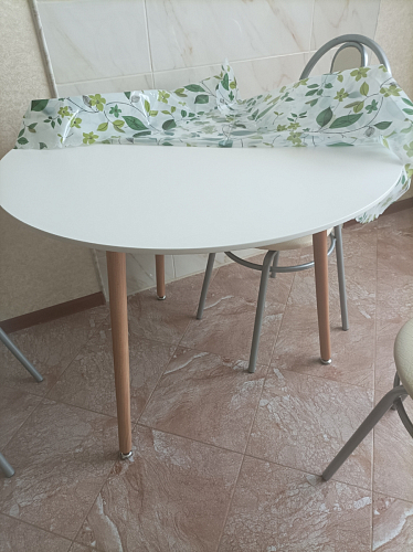 Стол Lorini 60 white / wood фото покупателя 10