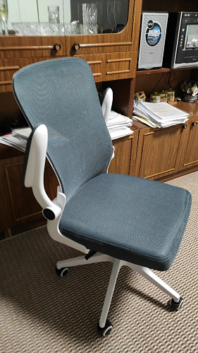 Компьютерное кресло Konfi blue / white фото покупателя 299