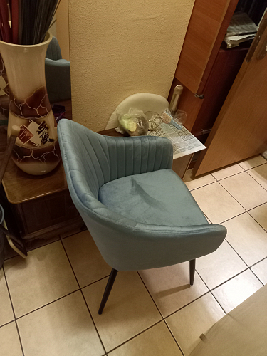 Стул на металлокаркасе Slam тёмно-серый фото покупателя 63