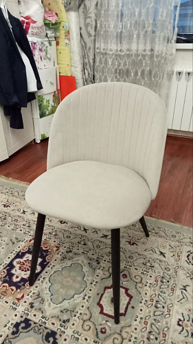 Стул на металлокаркасе Gabi gray / black фото покупателя 508