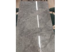 Керамический стол Вейв 160(220)х89х75 серый мрамор baolai / черный из шоурума 1