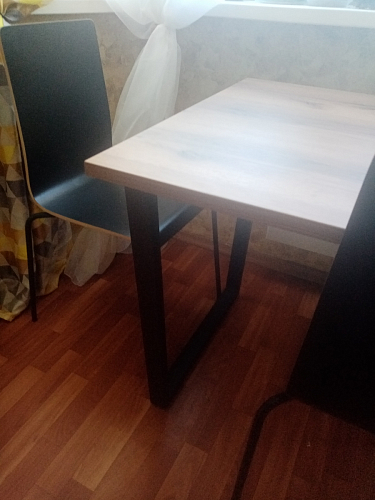 Деревянный стол Лота Лофт 140х80 дуб крафт табачный / черный матовый фото покупателя 986