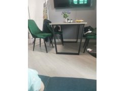 Стол Лота Лофт 120 25 мм сабия / черный матовый фото покупателя 158