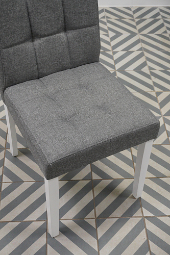 Стул Madina white / fabric pebble из шоурума 1