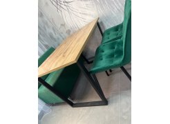 Стол Лота Лофт 140 25 мм юта / белый матовый фото покупателя 836