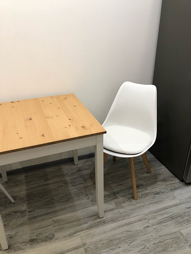 Деревянный стул Bonuss темно-серый / черное сидение / черный фото покупателя 111