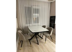 Стул на металлокаркасе Gabi 1 light purple / black фото покупателя 284