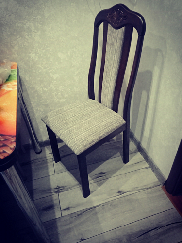 Стул деревянный Aron Soft dirty oak / beige фото покупателя 9