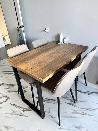 Комплект стульев Вейв 4 шт светло-серый / черный фото покупателя 285