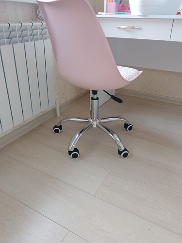 Компьютерное кресло Kolin с подушкой clear / white фото покупателя 522