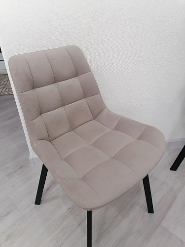 Стул на металлокаркасе Челси бирюзовый / черный фото покупателя 8