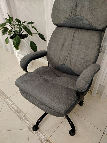 Компьютерное кресло Duke metal BL/Дюк МеталБл серый фото покупателя 4