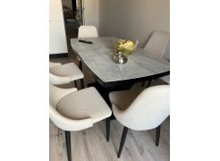 Стул на металлокаркасе Kora green / black фото покупателя 470