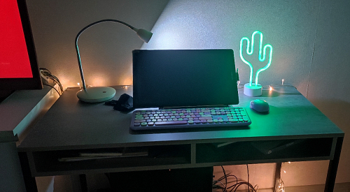 Письменный стол Леон Лофт черный матовый / дуб вотан фото покупателя 65