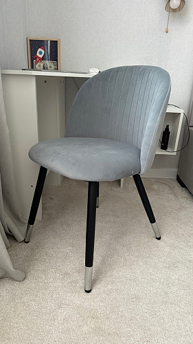 Стул на металлокаркасе Gabi latte / gold / black фото покупателя 161