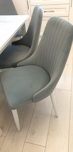 Стул на металлокаркасе Kora beige / black фото покупателя 215