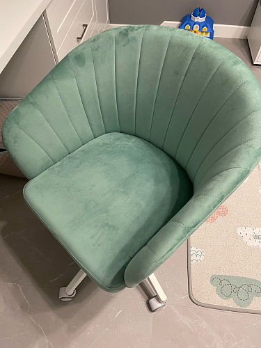 Компьютерное кресло Тибо светло-коричневый / белый фото покупателя 82