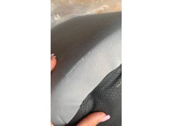 Стул на металлокаркасе Gabi 1 бежевый / черный с серебряными наконечниками фото покупателя 79