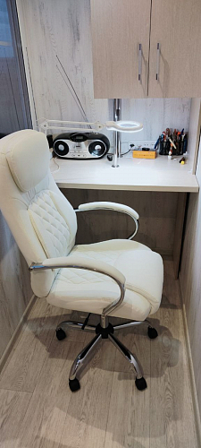 Компьютерное кресло Tron white фото покупателя 10