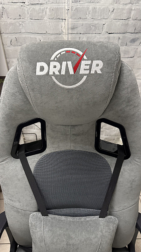 Компьютерное кресло Driver/Драйвер кожзам черный / серый фото покупателя 21