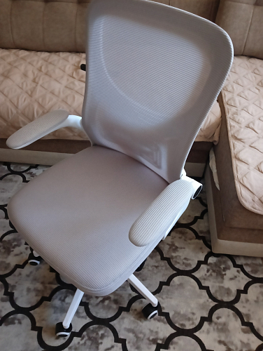 Компьютерное кресло Konfi gray / blue / white фото покупателя 173