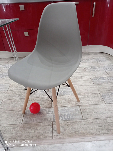 Стул Cindy Eames mod. 001 khaki / natural фото покупателя 471